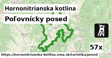 Poľovnícky posed, Hornonitrianska kotlina