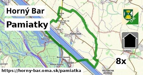 pamiatky v Horný Bar