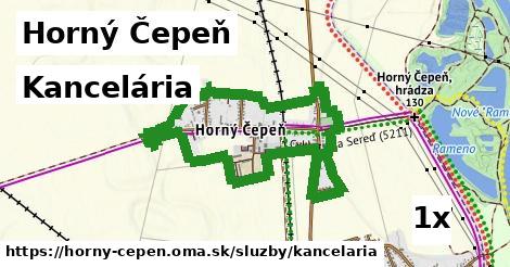 Kancelária, Horný Čepeň