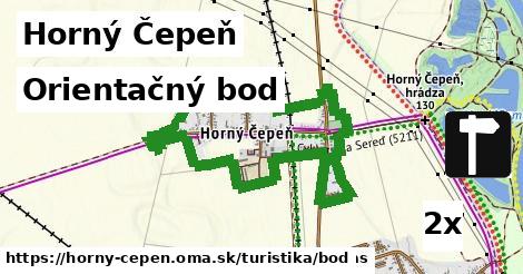 Orientačný bod, Horný Čepeň