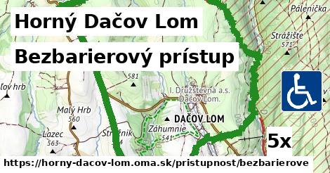 Bezbarierový prístup, Horný Dačov Lom