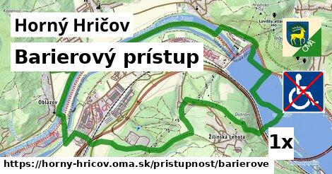 barierový prístup v Horný Hričov