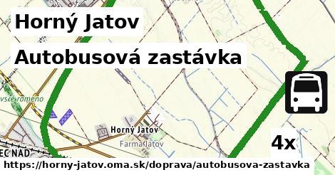 Autobusová zastávka, Horný Jatov