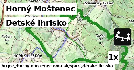 Detské ihrisko, Horný Moštenec