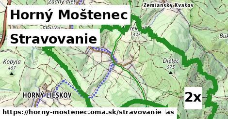 stravovanie v Horný Moštenec