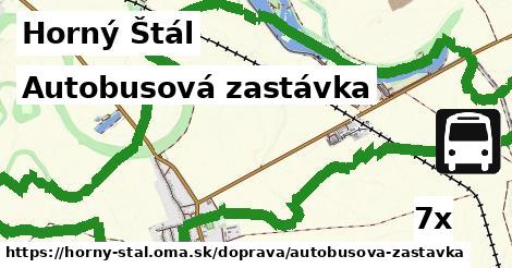 Autobusová zastávka, Horný Štál