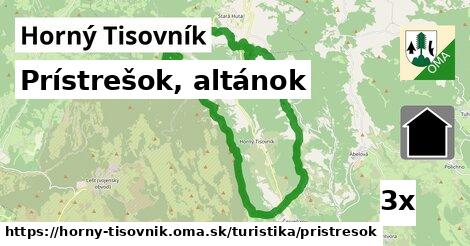 Prístrešok, altánok, Horný Tisovník