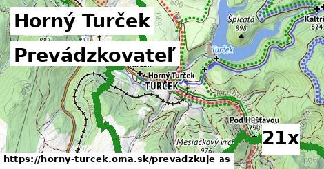 prevádzkovateľ v Horný Turček