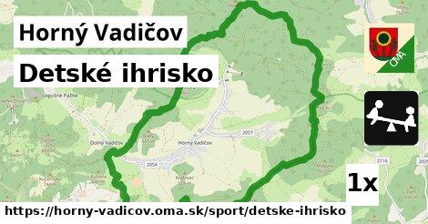 Detské ihrisko, Horný Vadičov