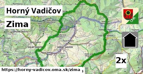 zima v Horný Vadičov