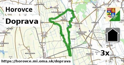 doprava v Horovce, okres MI