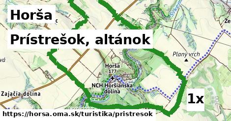 Prístrešok, altánok, Horša