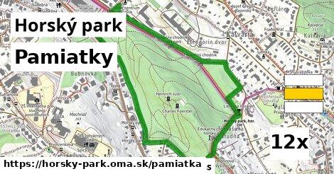 pamiatky v Horský park