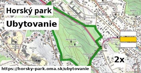 ubytovanie v Horský park