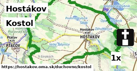 Kostol, Hostákov