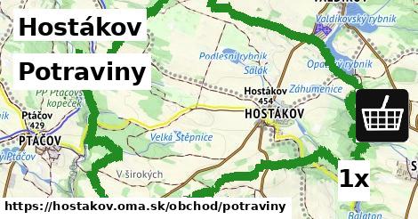 potraviny v Hostákov