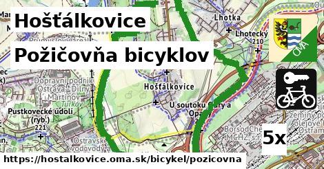 Požičovňa bicyklov, Hošťálkovice