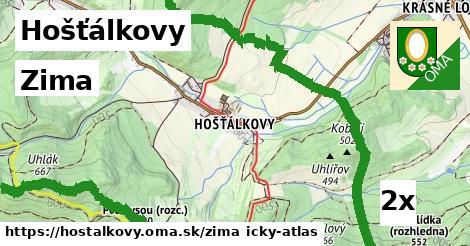 zima v Hošťálkovy