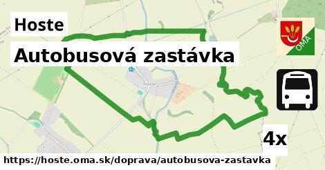 Autobusová zastávka, Hoste