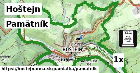 Pamätník, Hoštejn