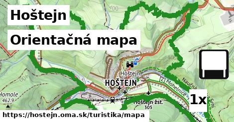 Orientačná mapa, Hoštejn