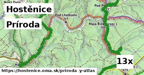 príroda v Hostěnice