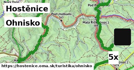 ohnisko v Hostěnice