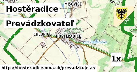 prevádzkovateľ v Hostěradice