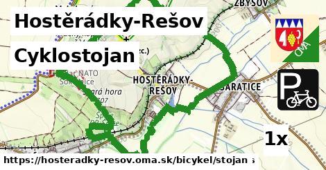 Cyklostojan, Hostěrádky-Rešov