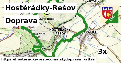 doprava v Hostěrádky-Rešov