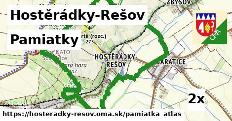 pamiatky v Hostěrádky-Rešov