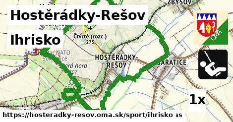 Ihrisko, Hostěrádky-Rešov