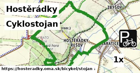 cyklostojan v Hostěrádky