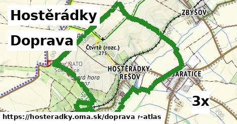 doprava v Hostěrádky