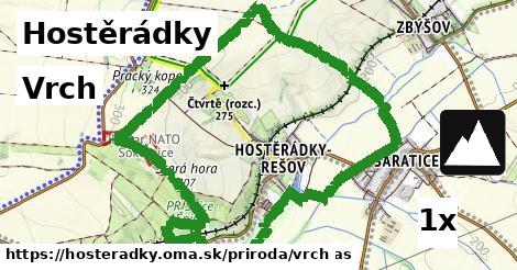 vrch v Hostěrádky