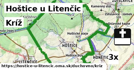 Kríž, Hoštice u Litenčic