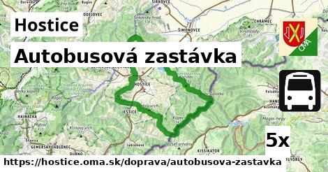 Autobusová zastávka, Hostice