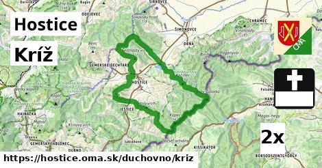 Kríž, Hostice