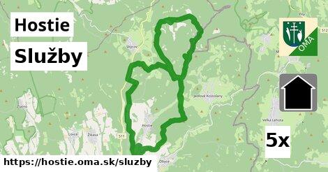 služby v Hostie