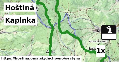 kaplnka v Hoštiná