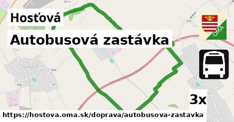 Autobusová zastávka, Hosťová