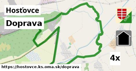 doprava v Hosťovce, okres KS