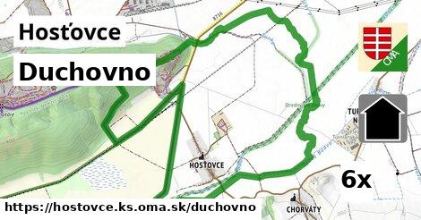 duchovno v Hosťovce, okres KS