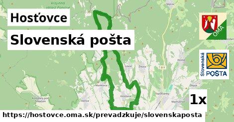 Slovenská pošta, Hosťovce