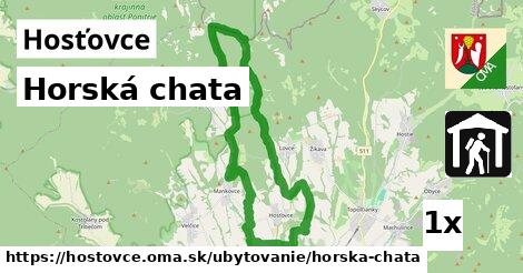 Horská chata, Hosťovce