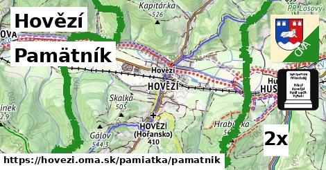 Pamätník, Hovězí