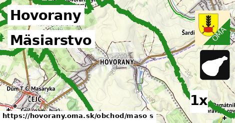 Mäsiarstvo, Hovorany
