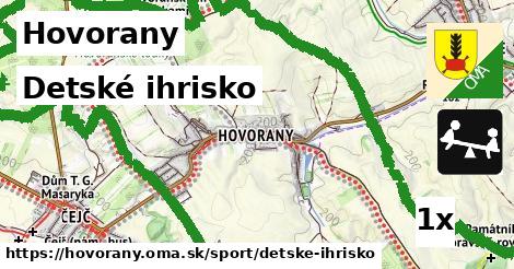 Detské ihrisko, Hovorany