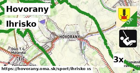 Ihrisko, Hovorany