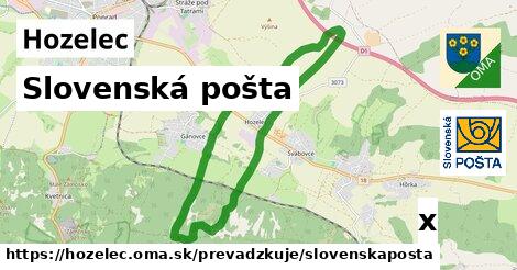 Slovenská pošta, Hozelec